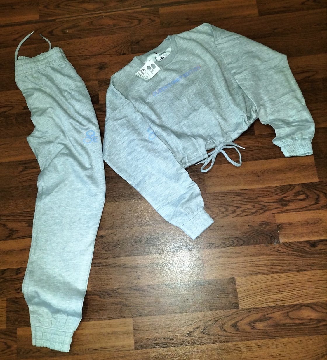 Image of Queen's Only Edition/ crop top jogging suit