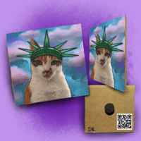 Image 1 of Girlie Liberty MAGNET