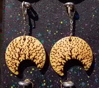 Image 1 of PENDIENTES LUNA EN EL BOSQUE