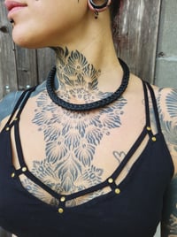 Image 1 of Black snake neklace