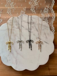 Image 1 of Bow Necklace