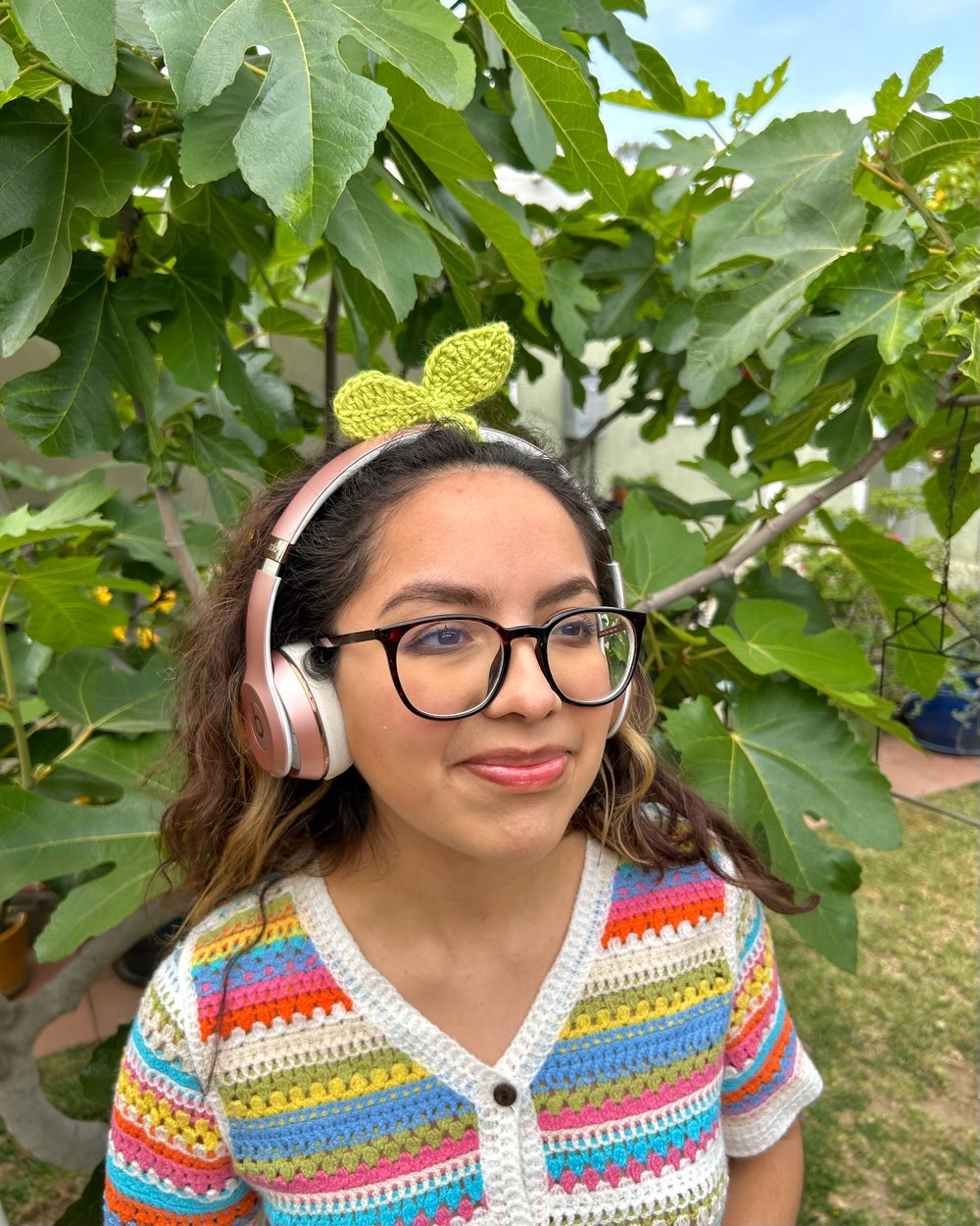 Image of Leaf Sprout Headphone Charm