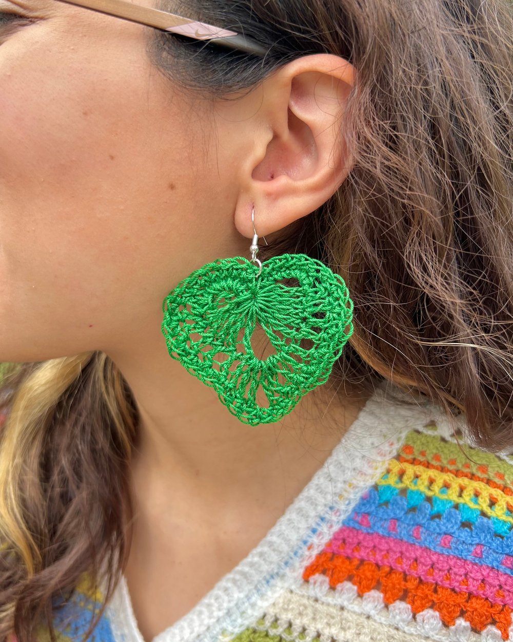 Image of Heart Leaf Earrings