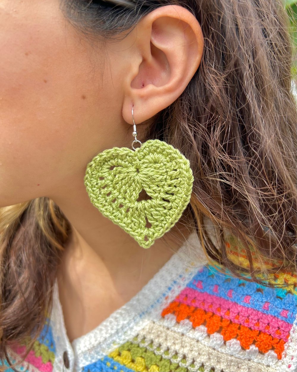 Image of Heart Leaf Earrings