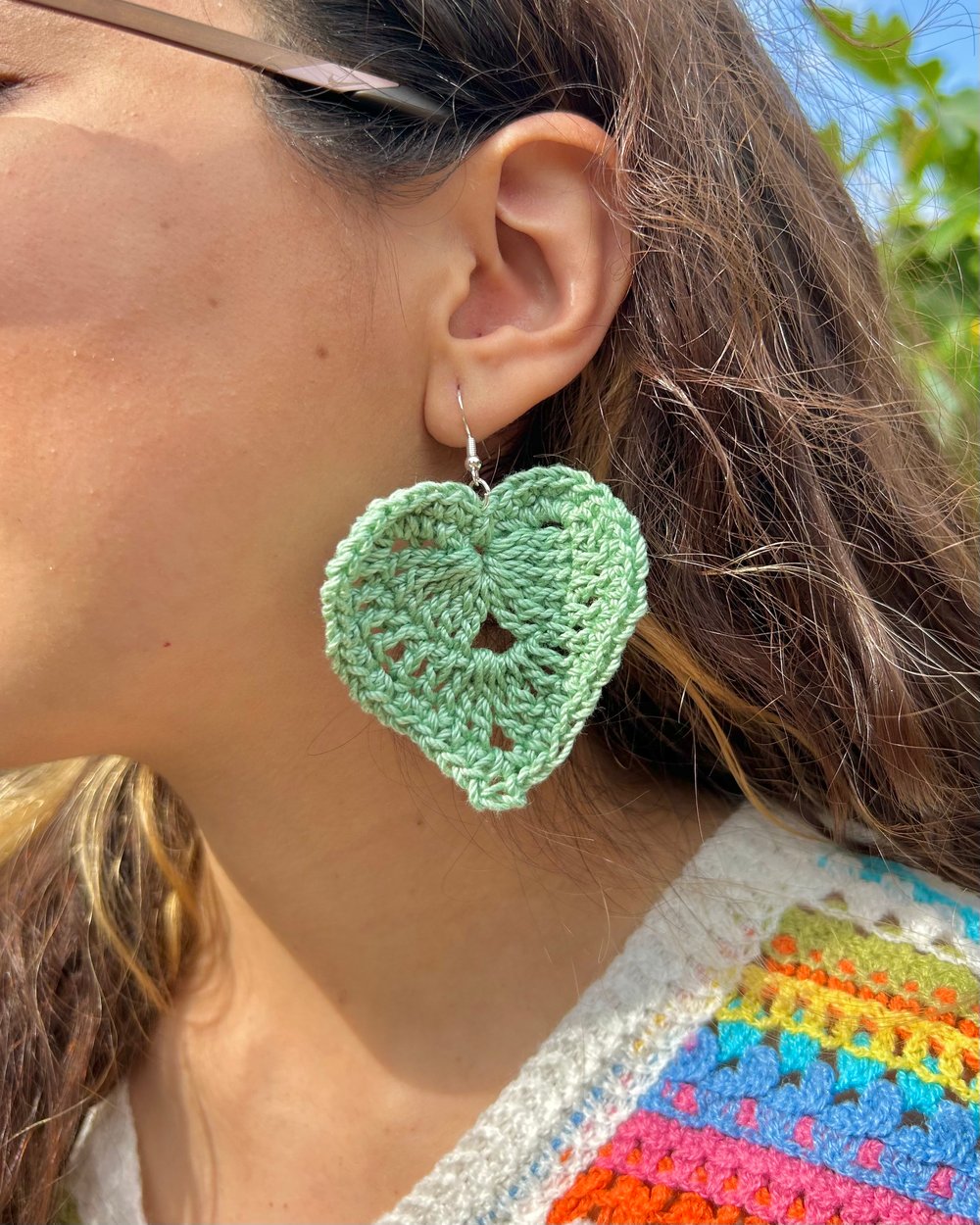 Image of Heart Leaf Earrings