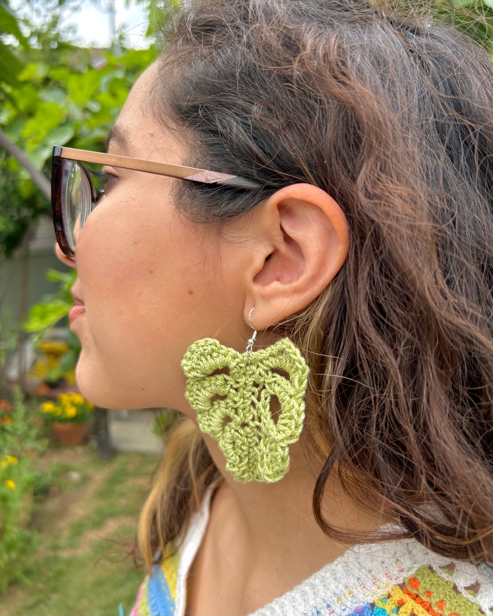 Image of Monstera Leaf Earrings