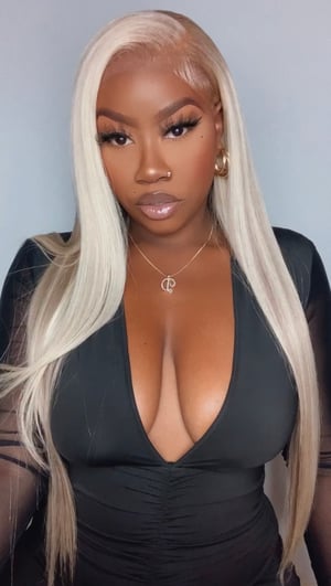 Image of Long Blonde 13x4 Lace Front Wig in 26”