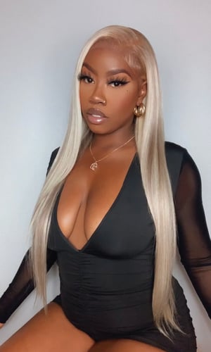 Image of Long Blonde 13x4 Lace Front Wig in 26”