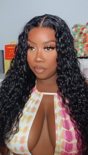 Image of Water Wave 7x5” Bye Bye Knot Lace Closure Wig in 22”