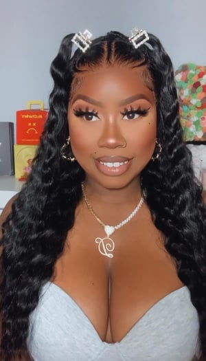 Image of Pre-Styled Braided 2 Ponytail Lace Front Wig in 22”