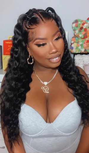 Image of Pre-Styled Braided 2 Ponytail Lace Front Wig in 22”