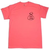 Image 1 of Money Bag - Coral Pink