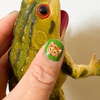 Image 5 of THE JOY OF CAT PAINTING 3D GEL NAIL ART STICKERS SHEET