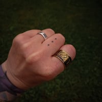 Image 3 of Brass Rune ring - size 8.75