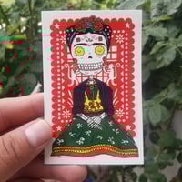 Frida Calavera Vinyl Sticker