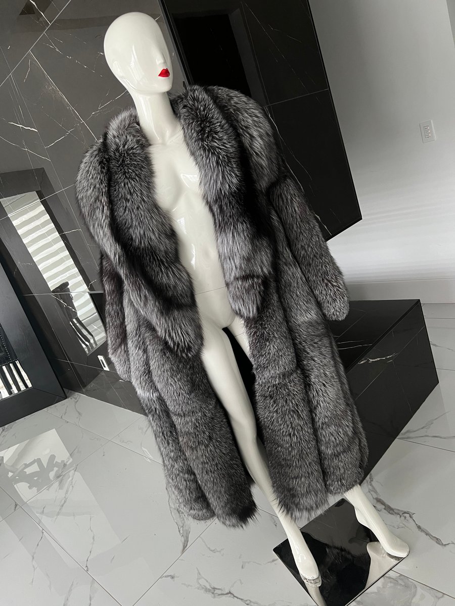JERMANE 2in1 SILVER FOX COAT / istylebysonia