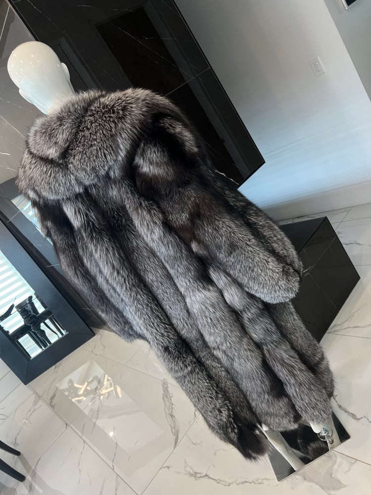 JERMANE 2in1 SILVER FOX COAT / istylebysonia JERMANE 2in1 SILVER FOX COAT / istylebysonia