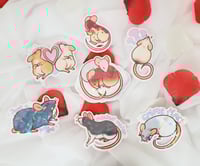 Image 1 of Little Ratties Holo Vinyl Stickers