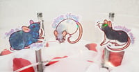 Image 2 of Little Ratties Holo Vinyl Stickers