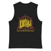 ABSU - NEVER BLOW OUT THE EASTERN CANDLE 2 (YELLOW & RUST PRINT) MUSCLE SHIRT