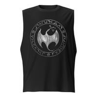 Image 2 of ABSU - YE UNCTION OF USHUMGAL (GREY PRINT) MUSCLE SHIRT