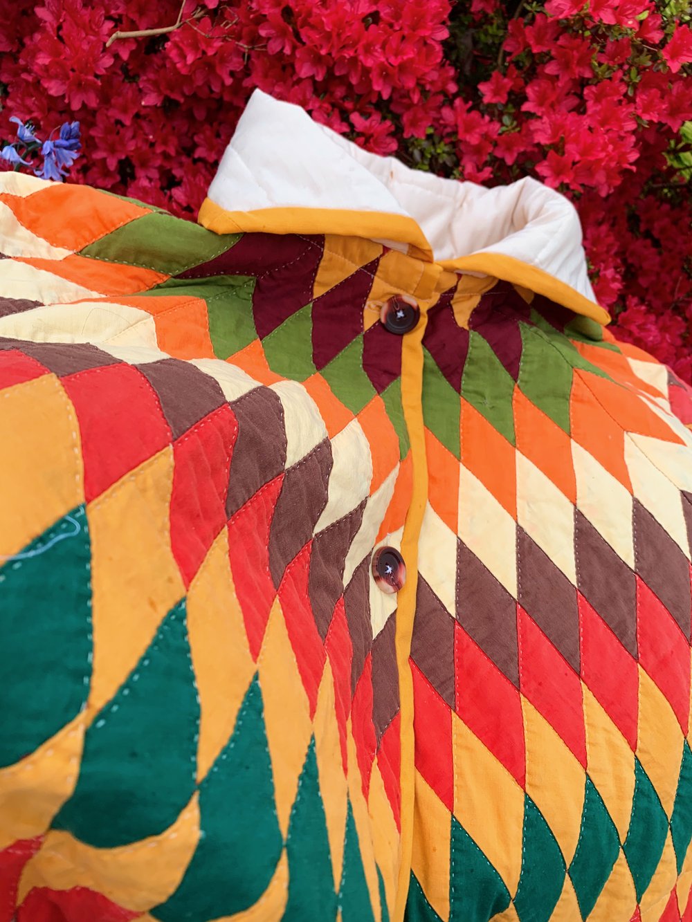 Image of Quilt Collared Duster Coat — Lone Star