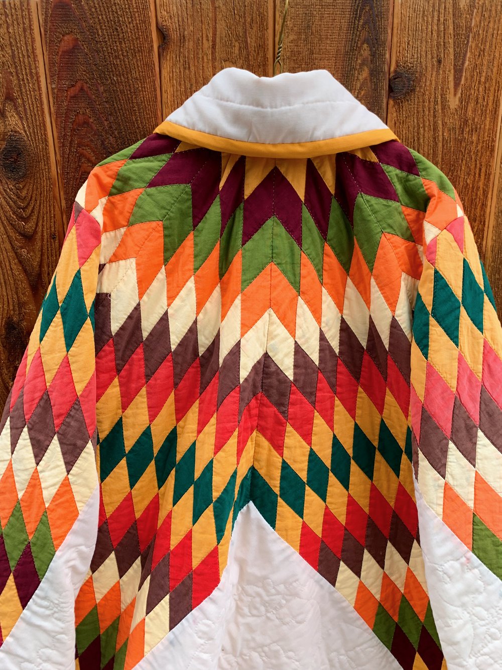 Image of Quilt Collared Duster Coat — Lone Star