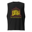 ABSU - NEVER BLOW OUT THE EASTERN CANDLE 2 (YELLOW & RUST PRINT) MUSCLE SHIRT