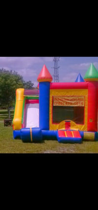 All bounce houses with side and hoop