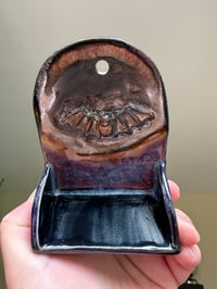 Image 4 of Bat shelf, Shrine, Shelf, Ceramic wall shelf, Mini Shelf Altar, handmade ceramic shelf