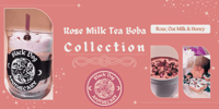 Rose Milk Tea Boba collection