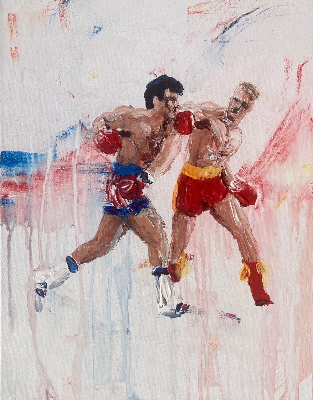 Image of Rocky vs Drago 16 x 20” print