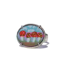 Image 1 of mushy fam enamel ring
