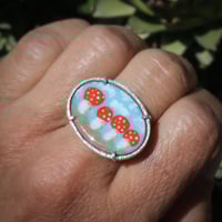 Image 2 of mushy fam enamel ring
