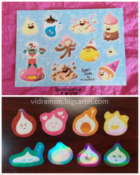 Image 1 of ♡ DQ slime stickers ♡