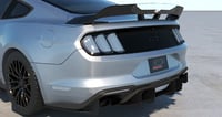 Image 5 of 2015-2023 S550 Mustang EMP Rear Diffuser V2