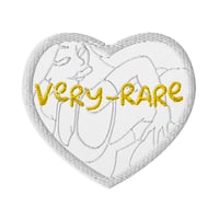 Image 3 of Very Rare Heart-Shaped Embroidered Patch