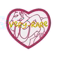 Image 4 of Very Rare Heart-Shaped Embroidered Patch