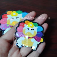 Image 2 of ♡ Vegandragora Rainbow Pride Sticker ♡