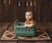 Image 9 of Painted rattan bed 