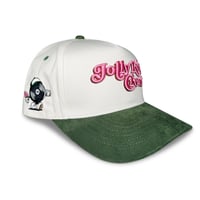 Image 4 of Jolly Kid Crew Snapback - (Off White/Green/Pink)