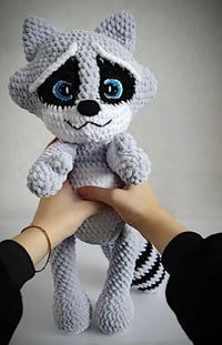 Crochet Raccoon Toy 🦝