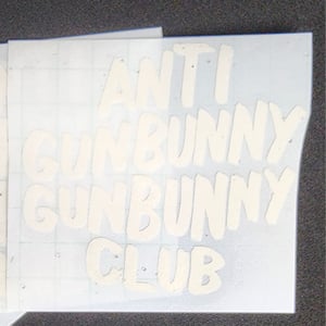 Image of Anti Gunbunny Small Decal