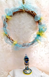 Image 2 of Ukrainian Flag Colors Wreath