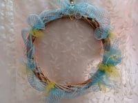 Image 1 of Ukrainian Flag Colors Wreath