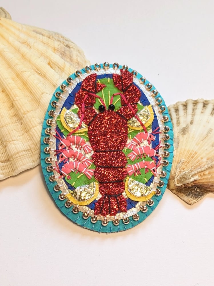 Image of Lobster Platter Brooch