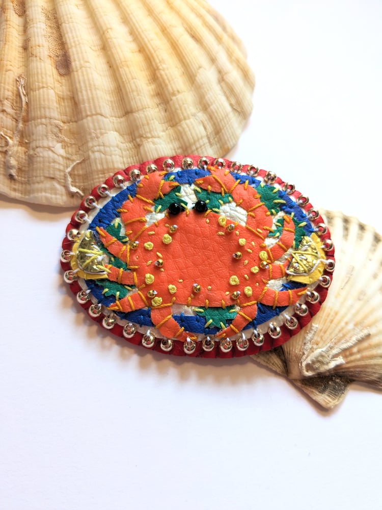 Image of Crab Platter Brooch