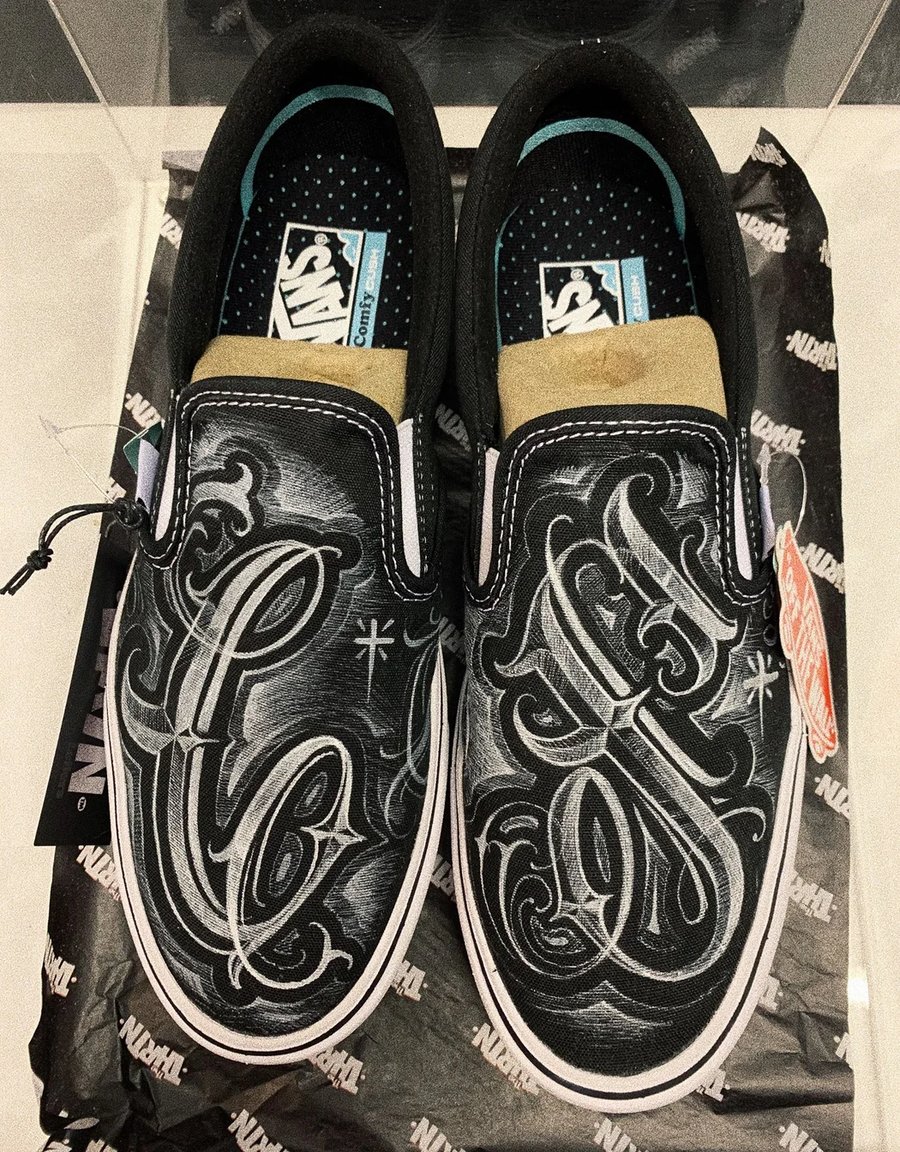 Image of C/S LETTERING CUSTOM VANS