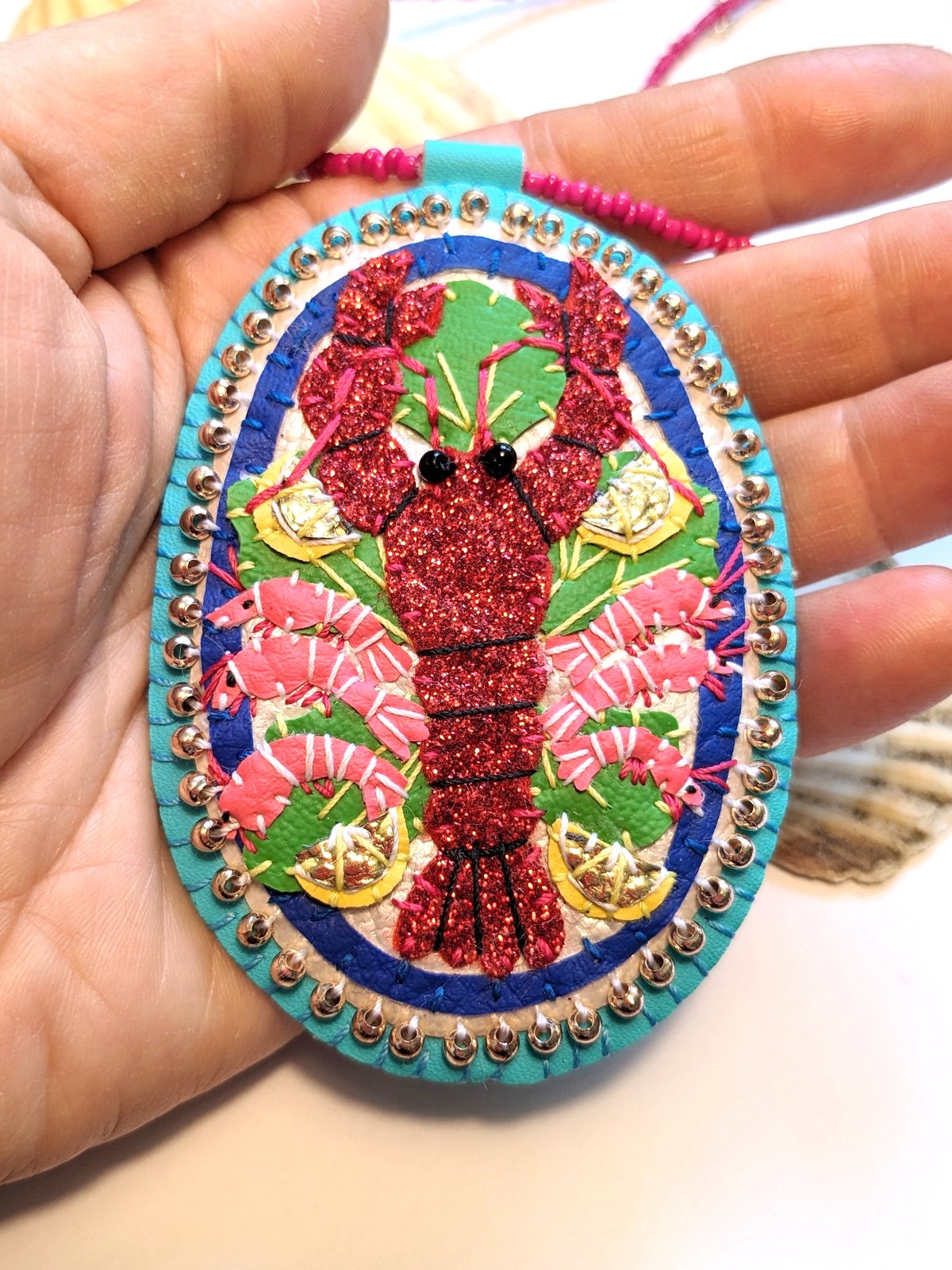 Image of Lobster Platter Necklace