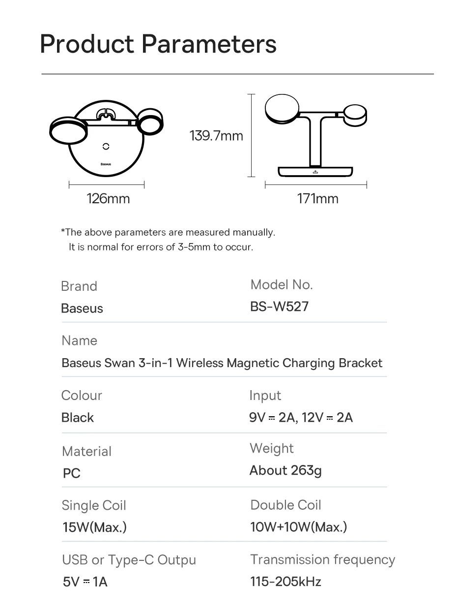3 in 1 Magnetic Wireless Charger Stand For Phone iPhone 15 14 Pro Airpods Apple Watch Fast Charge